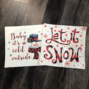 Winter Throw Pillow Covers